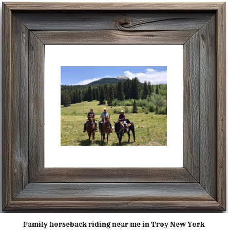 family horseback riding near me in Troy, New York